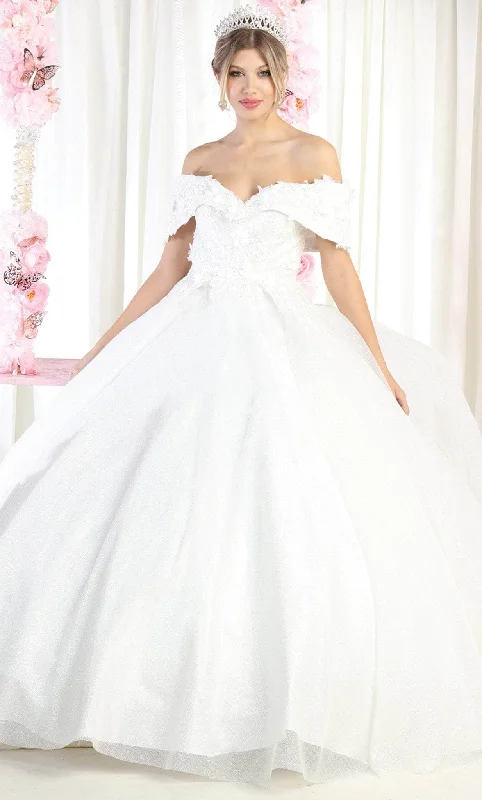 A-line gown dressesMay Queen LK165 - Applique Ballgown