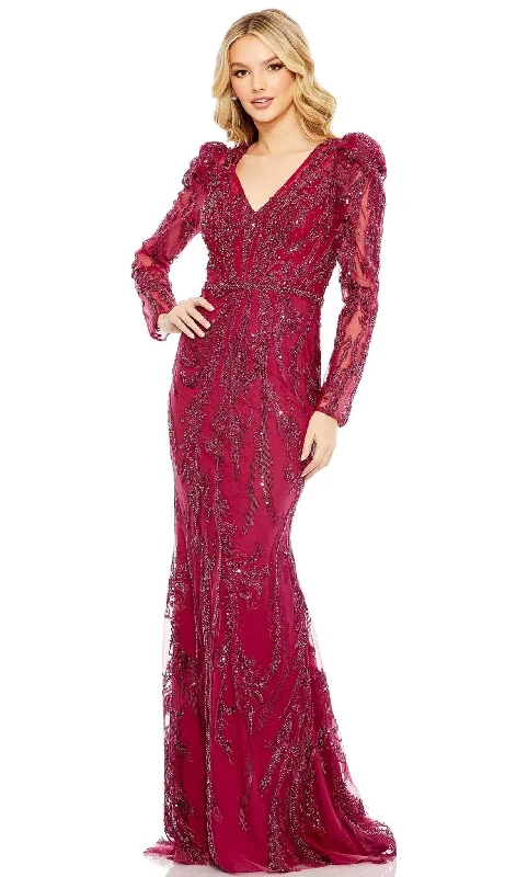 gown dress styling ideasMac Duggal 20349 - Beaded Long Gown