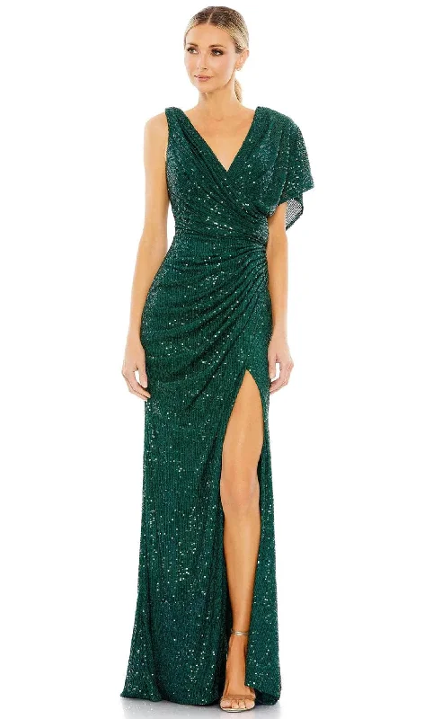 A-line gown dressesIeena Duggal 26988 - V-neck Gown