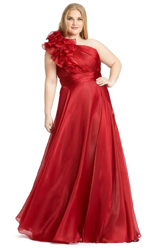 gold gown dressesMac Duggal 49171F - Ruffled Gown