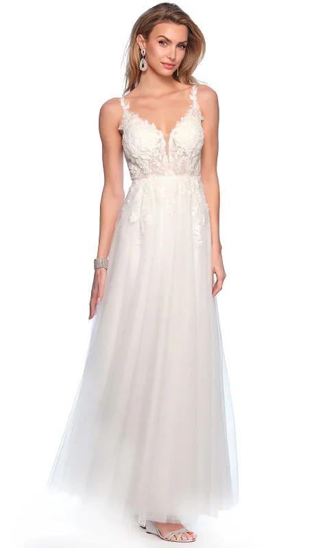 corset gown dressesDave & Johnny Bridal 11946 - Sleeveless Embroidered Bridal Gown