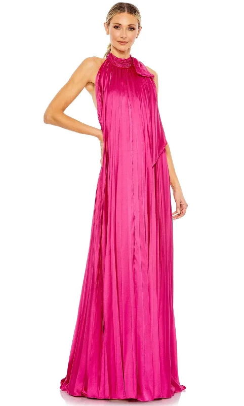 chiffon gown dressesIeena Duggal 26926 - Halter Neck Gown