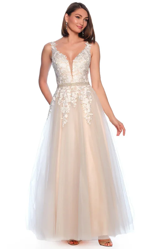 gown dress preservation tipsDave & Johnny Bridal 10246W - Applique A-Line Bridal Gown