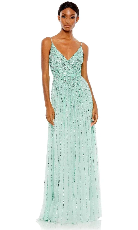 Oscar gown dressesMac Duggal 10928 - Sequined V-Neck Gown