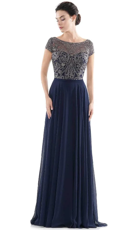 gown dress inspiration galleriesRina Di Montella - RD2719 Emballished Bateau Formal Gown