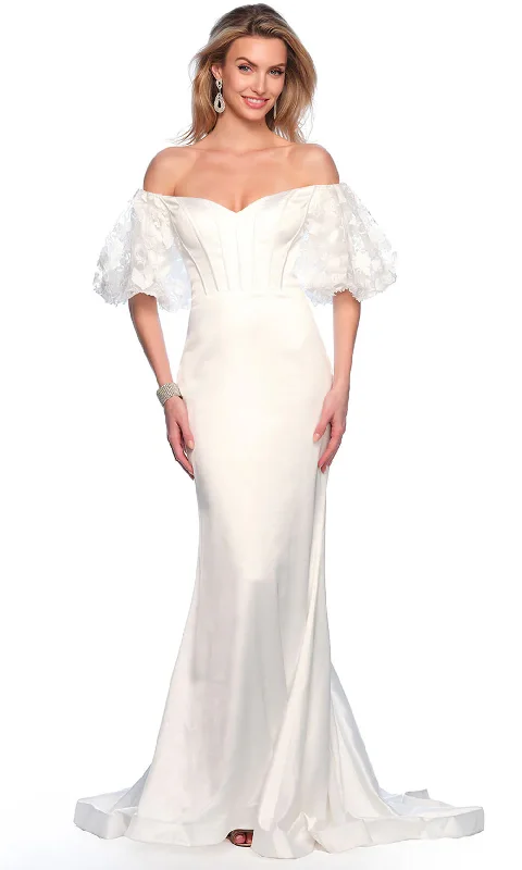 floor-length gown dressesDave & Johnny Bridal 11344 - Off Shoulder Corset Bridal Gown