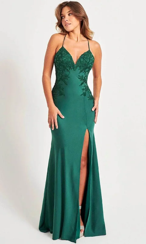 maximalist gown dressesFaviana 11070 - Lace Up Gown