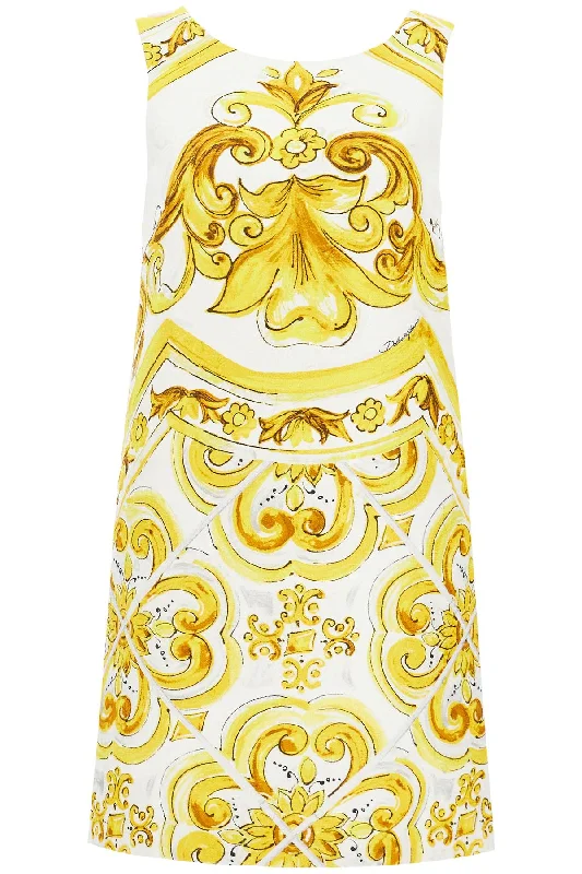 patterned Mimi dresses for fallDolce & Gabbana Women's 'Mini Brocade Dress With Mai