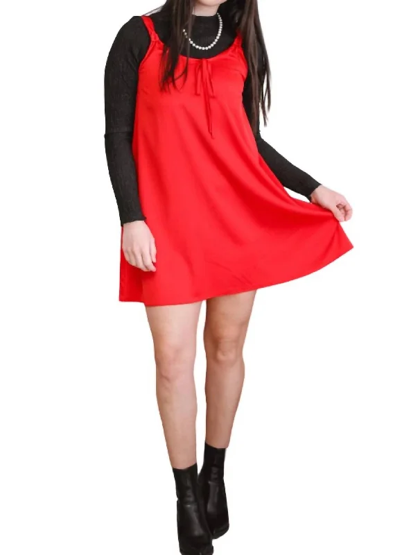 stylish midi Mimi dresses for versatile wearIt's A Date Red Mini Dress