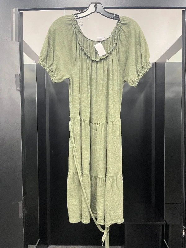 elegant midi dressesDress Casual Midi By Gap In Green, Size: M