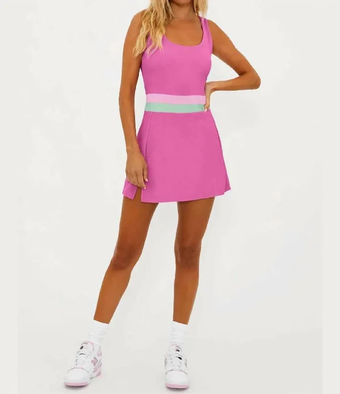 sleek mini Mimi dresses for modern styleRemi Mini Tennis Dress In Blossom Colorblock