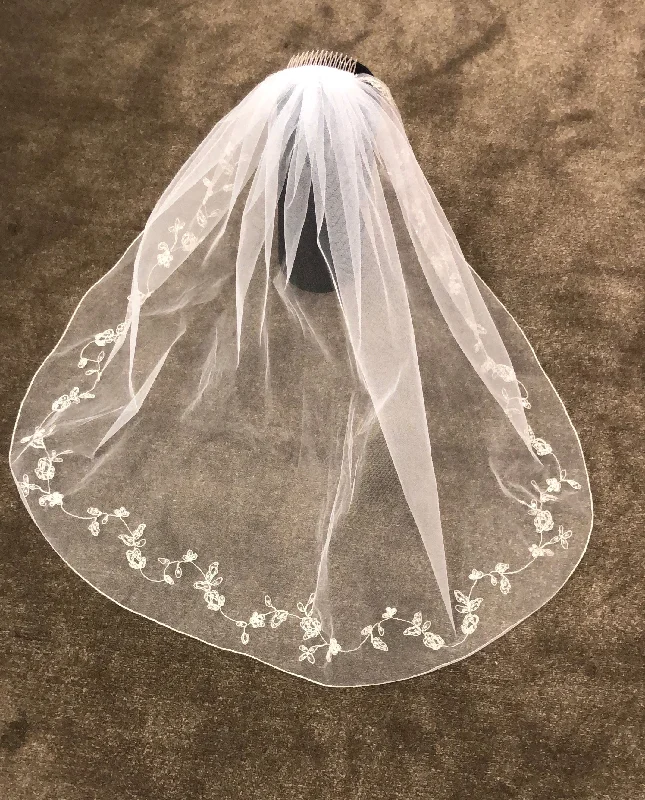 church wedding dressesLuxury Embroidered Veil