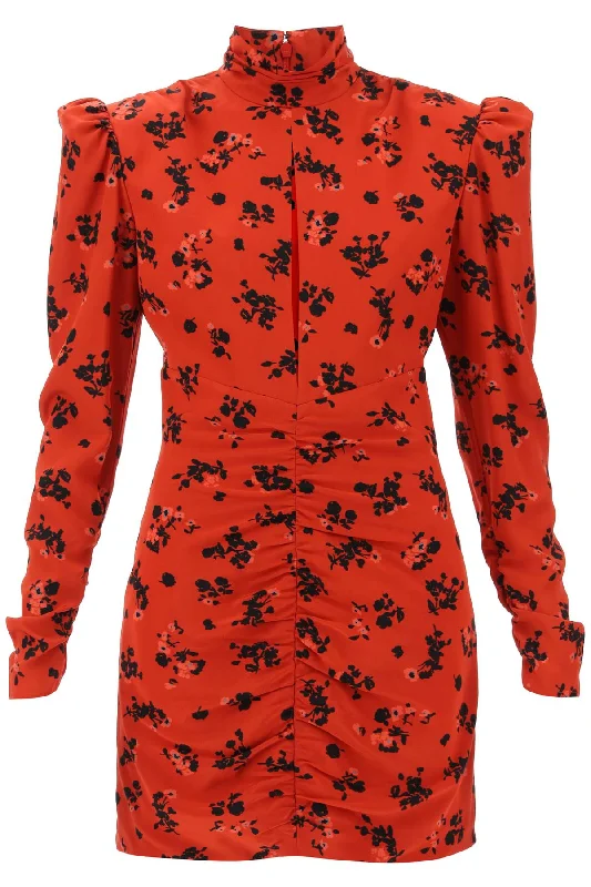 stylish midi Mimi dresses for versatile wearAlessandra Rich Women's High-Neck Floral Mini Dress