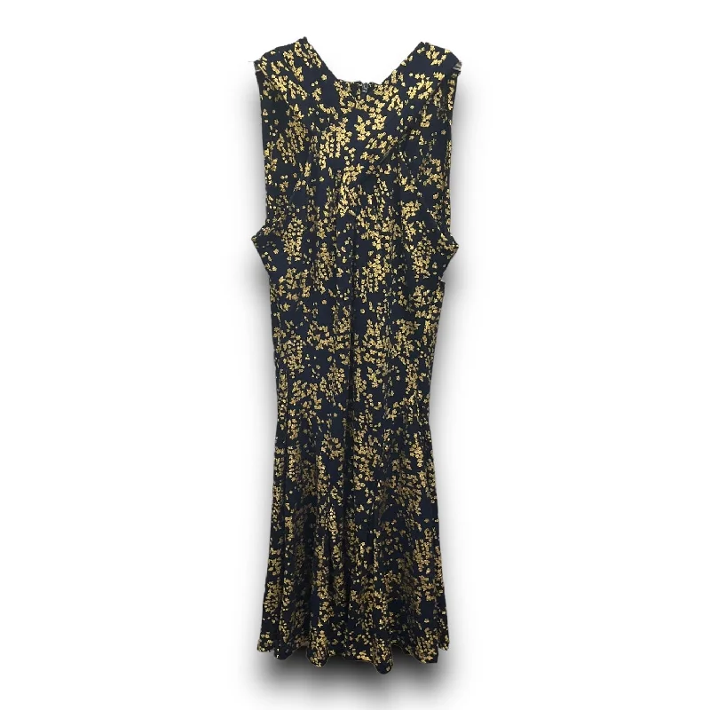 two-piece midi dressesDress Casual Midi By Michael By Michael Kors In Blue & Gold, Size: S