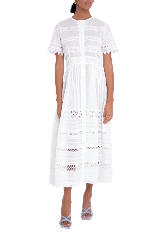 midi dresses with adjustable strapsCamila Midi Dress In White