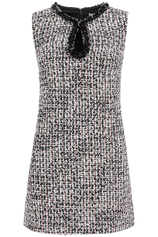 stylish midi Mimi dresses for versatile wearSelf Portrait Women's Tweed Bouclã Mini Dress With