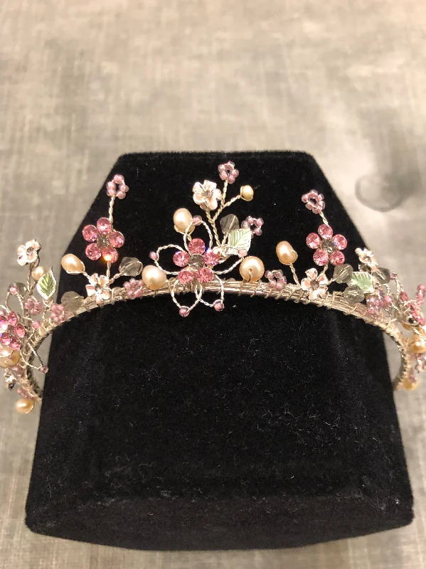 fairy tale wedding dressesPink Tiara