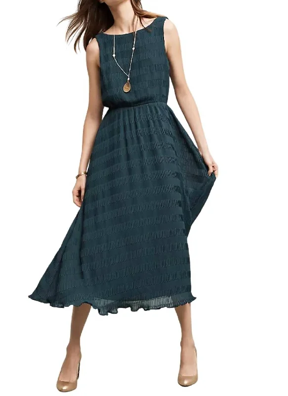 vintage midi dressesBeryl Midi Dress In Green/jade