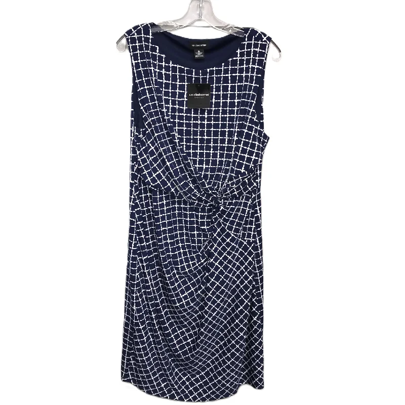 long midi dressesDress Casual Midi By Liz Claiborne In Navy, Size: Xl