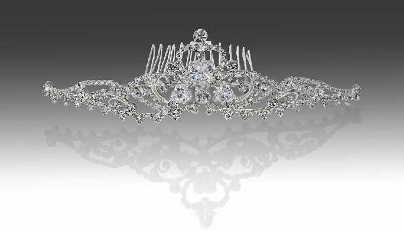 mermaid-inspired wedding dressesSwarovski Tiara Comb