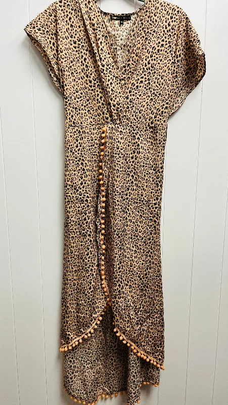 midi dresses for springDress Casual Midi By Clothes Mentor In Animal Print, Size: M