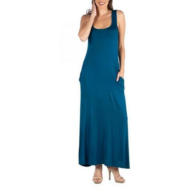 quick-dry midi dressesPlus Womens Midi Sleeveless Midi Dress