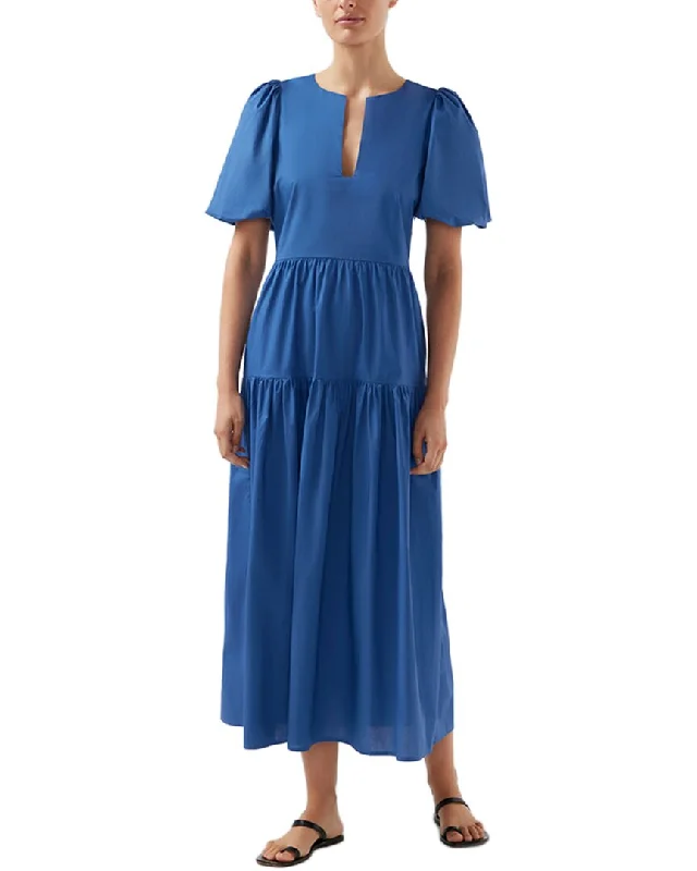 tall women's midi dressesBird & Knoll Mira Midi Dress