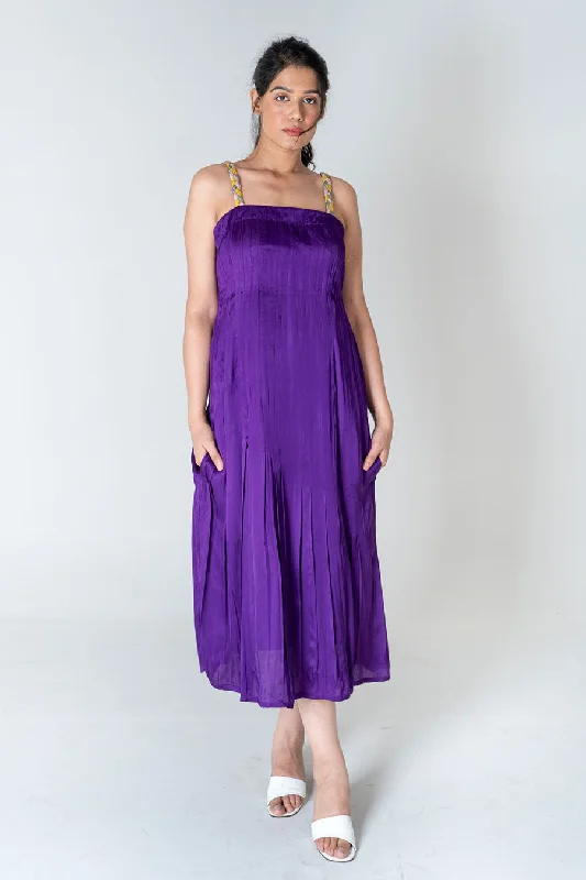 maxi dresses under $100Purple Braided Strap Maxi Dress