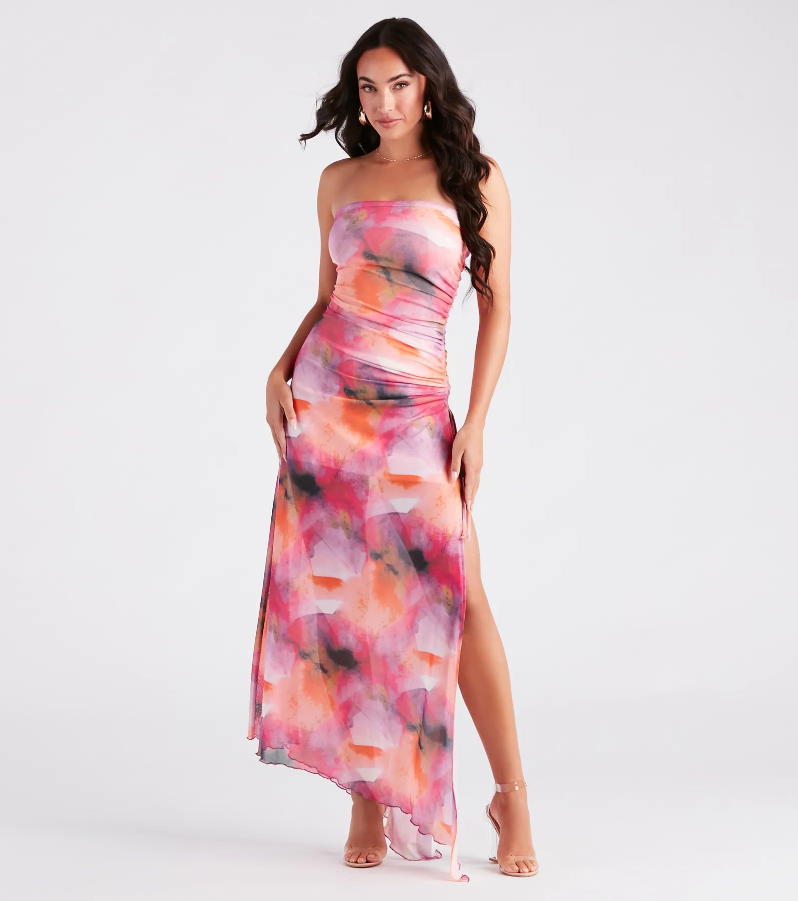 cotton maxi dressesMajor Crush Marble Print Maxi Dress