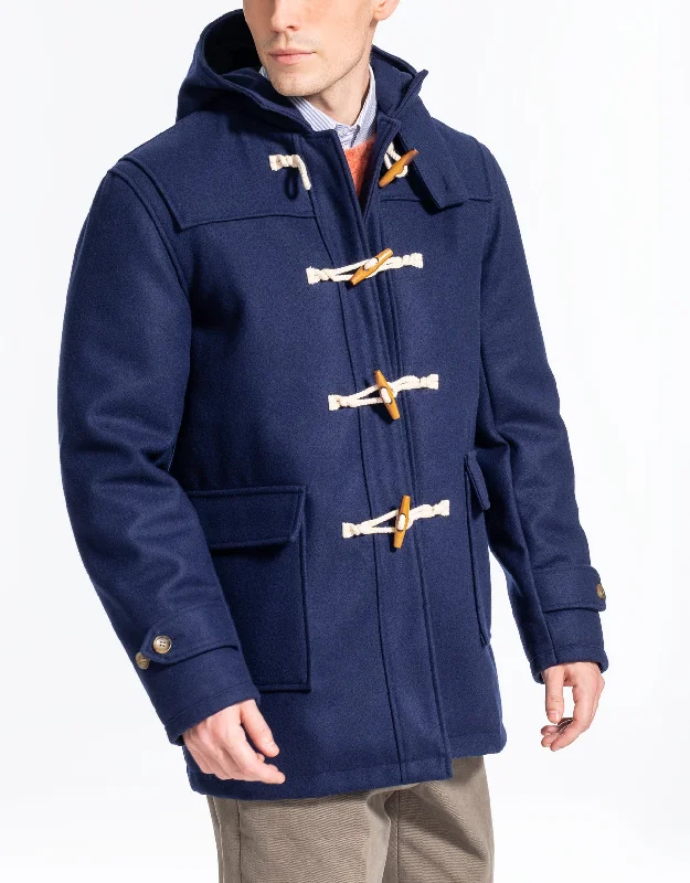 BLUE MELTON TOBOGGAN JACKET