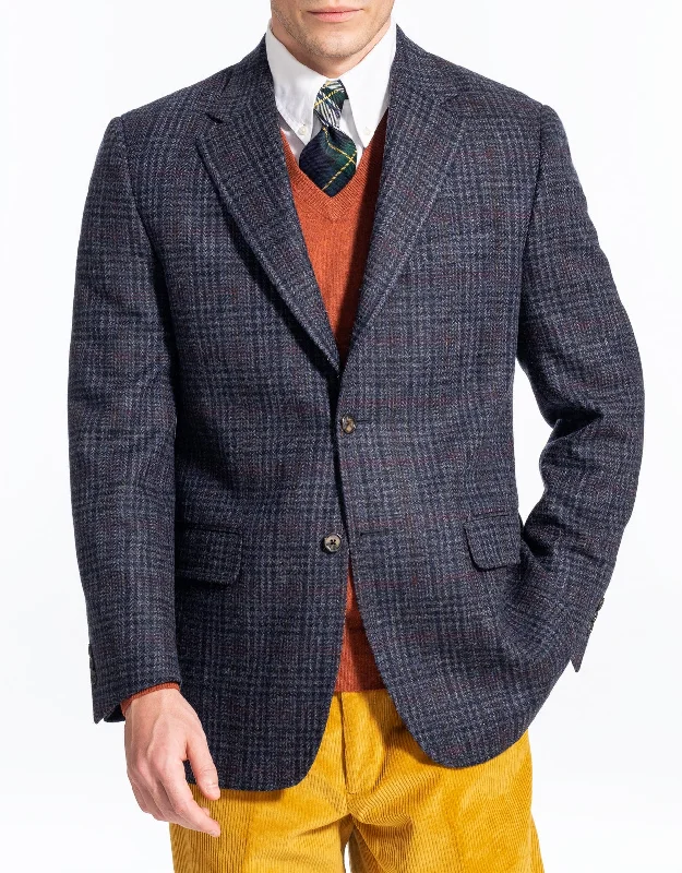 BLUE PLAID SPORT COAT - CLASSIC FIT