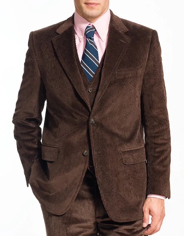 BROWN CORDUROY SPORT COAT