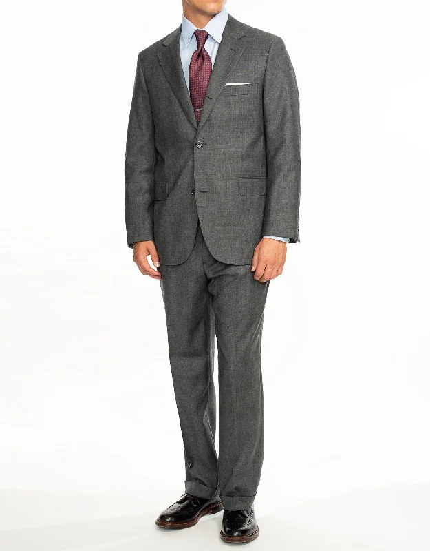 GREY PLAID SUIT - CLASSIC FIT