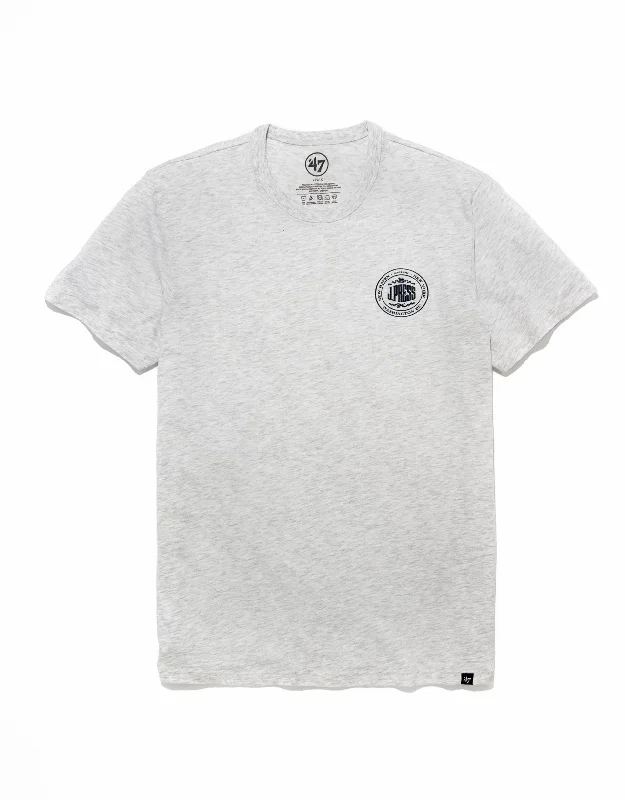 J.PRESS SHORT SLEEVE T SHIRT - GREY