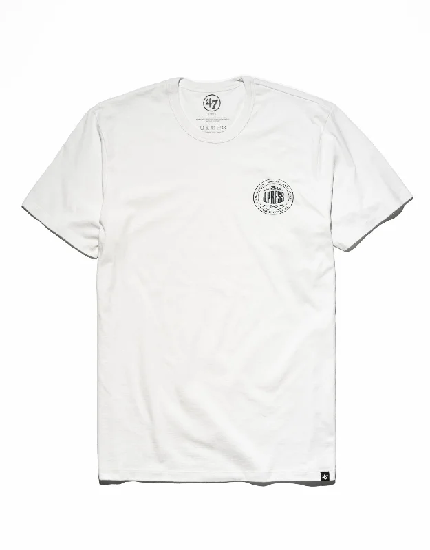 J.PRESS SHORT SLEEVE T SHIRT - WHITE