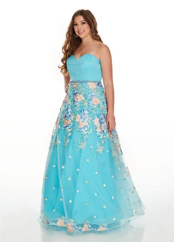 chiffon prom dressesRachel Allan Long Plus Size Dress Prom