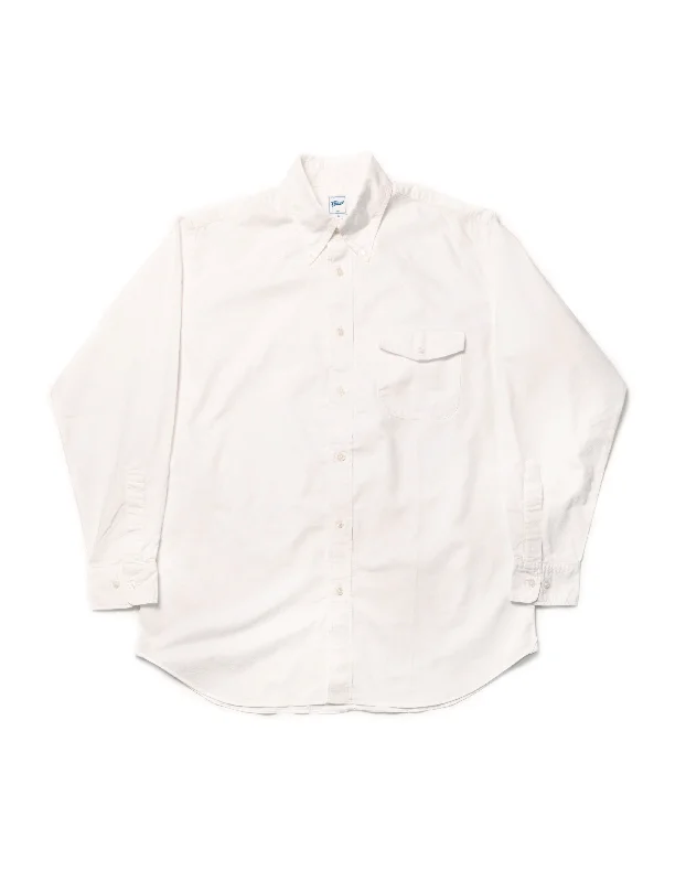 ZEPHYR WEIGHT OXFORD SPORT SHIRT - WHITE