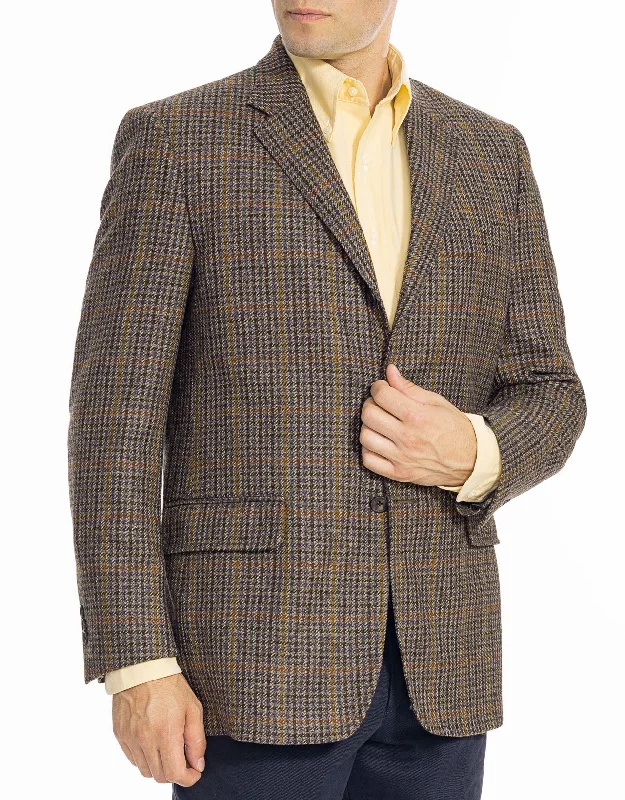 MULTI CHECK WINDOWPANE SPORT COAT - CLASSIC FIT