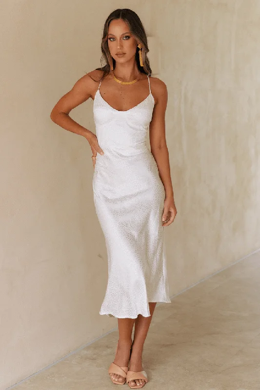 Nadia Slip Dress - White