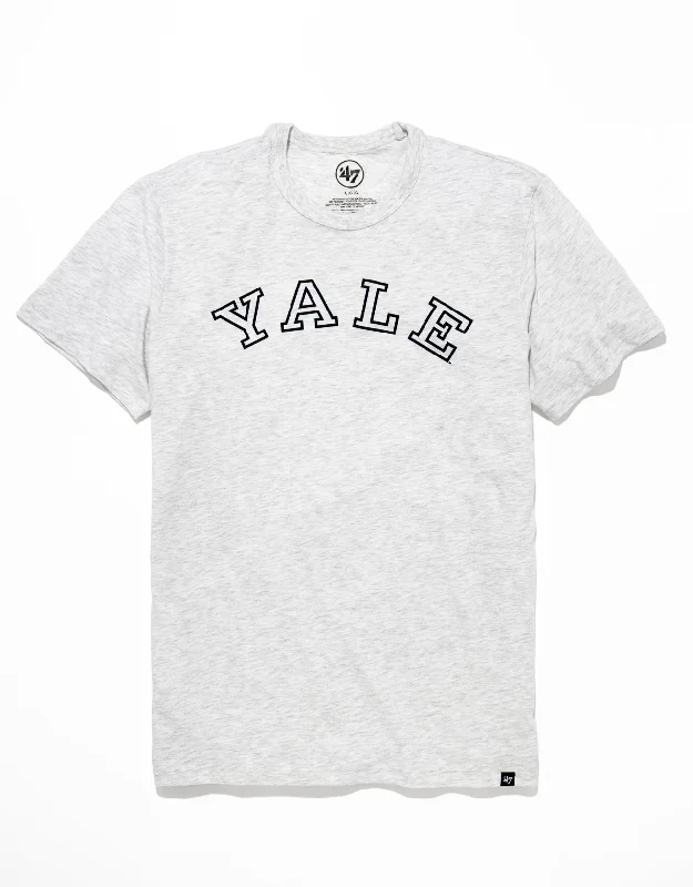 YALE UNIVERSITY SHORT SLEEVE T SHIRT - GREY