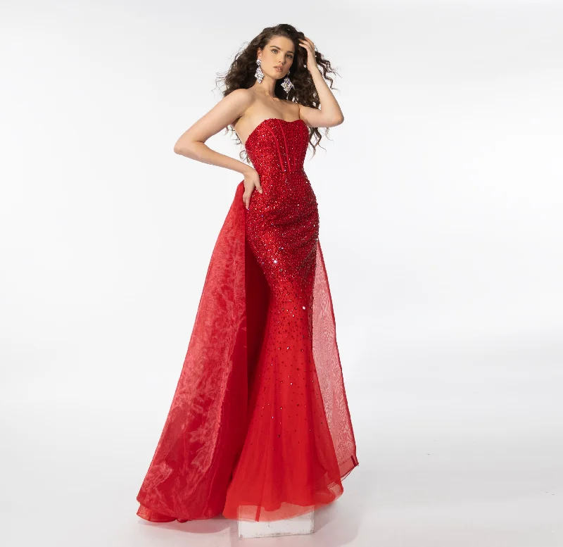 prom dresses for winterAva Presley 39230 Glitter Long Formal Prom Gown